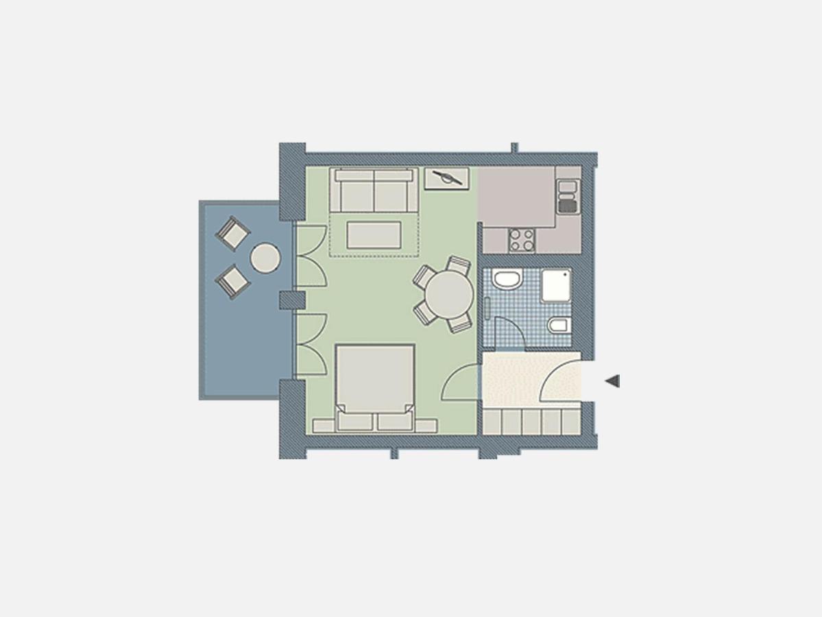 Kaiservillen Heringsdorf - 1-Raum-Ferienwohnung Mit Balkon D113 Εξωτερικό φωτογραφία